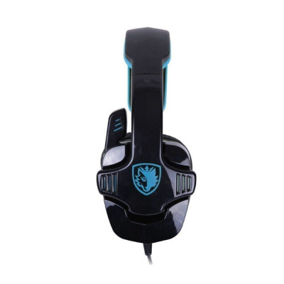 Sades SA-708 Stereo Gaming Headphone/Headset with Microphone Black/Blue (SA708-B-BL)