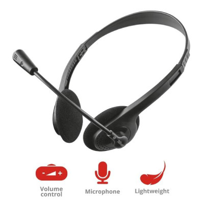 Trust Primo Chat 3.5mm BLACK (21665)