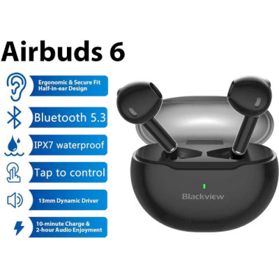 Blackview TWS AirBuds 6 Black