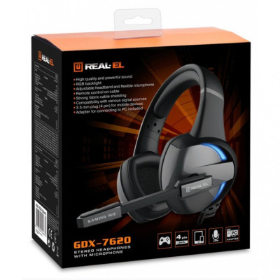 REAL-EL GDX-7620 Black (EL124100045)