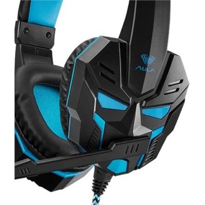 AULA Prime Basic Gaming Headset Black/Blue (6948391232768)