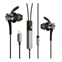 1More Dual Driver ANC Lightning In-Ear Headphones Gray (E1004-GRAY)