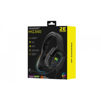 2E HG340 RGB USB 7.1 Black (2E-HG340BK-7.1)