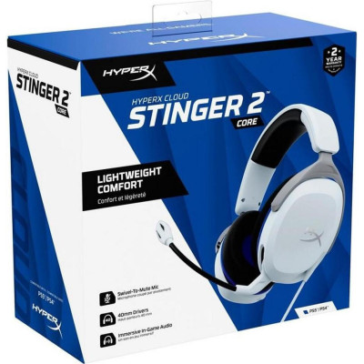 HyperX Cloud Stinger 2 Core PS5 White (6H9B5AA)
