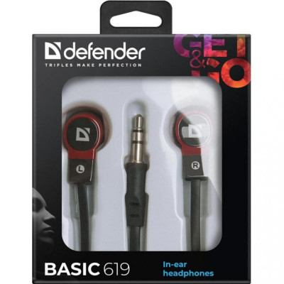 Defender Basic 619 Black-Red (63619)