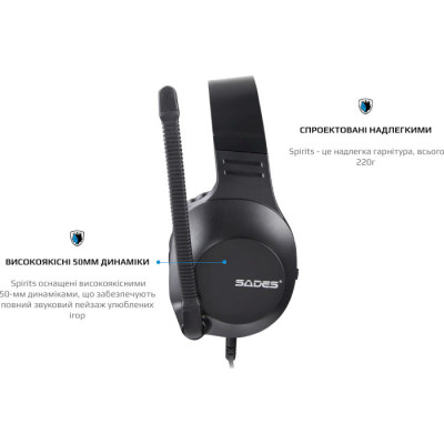 Sades SA-721 Spirits Black (SA721BKJ)