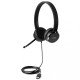Lenovo 100 Stereo USB Headset Black (4XD0X88524)