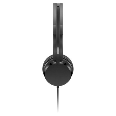 Lenovo USB-A Wired Stereo On-Ear Black (4XD1K18260)