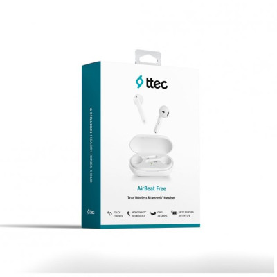 TWS TTEC AirBeat Free White (2KM133B)