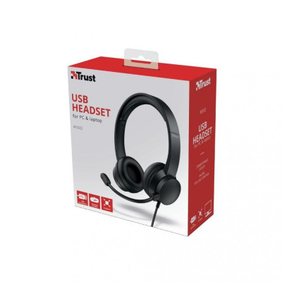 Trust Rydo On-Ear USB Black (24133)