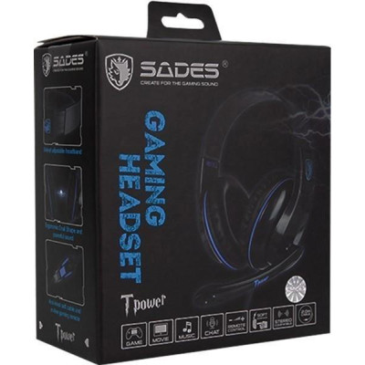 Sades SA-701 Tpower Black/Blue