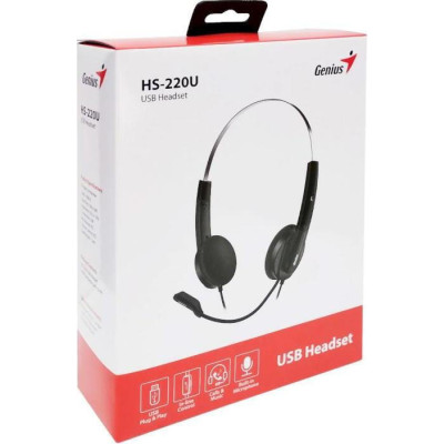 Genius HS-220U Black (31710020402)