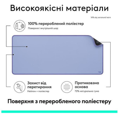 Logitech Desk Mat Studio Series Lilac (956-000149)