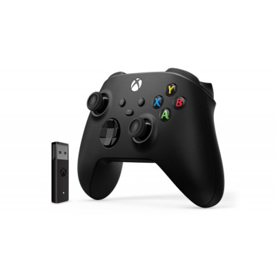 Microsoft Xbox Series X | S Wireless Controller Carbon Black + Wireless Adapter for Windows (1VA-00002)