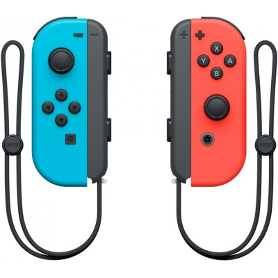 Nintendo Joy-Con Neon Red/Neon Blue Pair (45496430566)