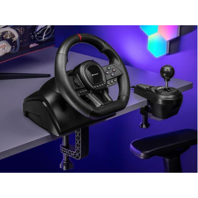Tracer Steering Wheel SimRacer Manual Gearbox 6 in 1 (TRAJOY47345)