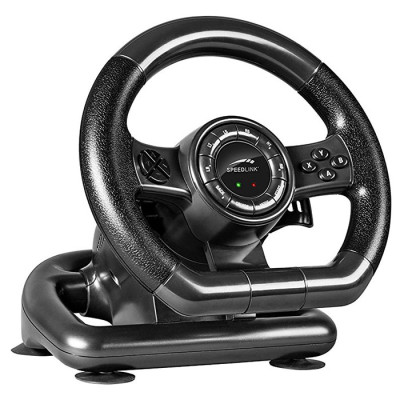 Speed-Link Black Bolt Racing Wheel PC (SL-650300-BK)