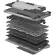 Motospeed Darmoshark K8 Gateron Silver Pro Black-Blue (dmk8bgspro)