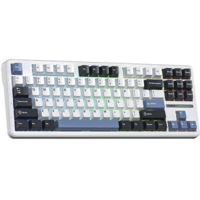 AULA F87 Gasket Greywood Wireless White (6948391208602)