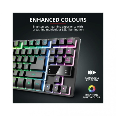 Trust GXT 833 Thado TKL Illuminated Gaming (23724)