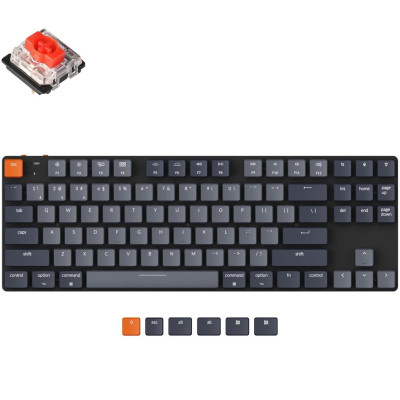 Keychron K1SE 87 Key Gateron Red White Led WL UA Black (K1SEG1_KEYCHRON)