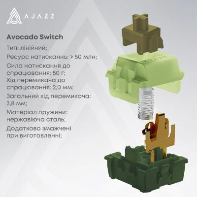 Ajazz AK820 MAX Avocado Switch Black (AK820MAX-AS-BG) Ajazz AK820 MAX Avocado Switch Black (AK820MAX-AS-BG)