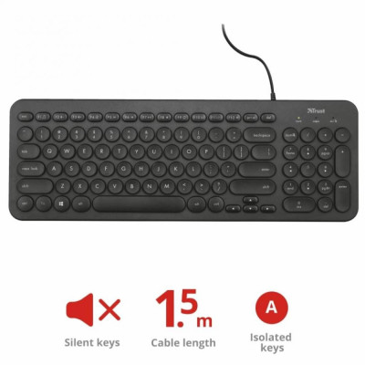 Trust Muto Silent USB Black RU (23408)