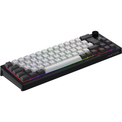 HATOR Skyfall 65 PRO Wireless Grey-Black UK-ISO Silent Switches (HTK4160EU)