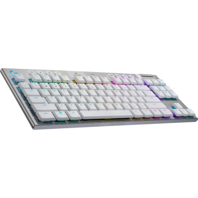 Logitech G915 Gaming TKL Tenkeyless Lightspeed Wireless RGB Mechanical White (920-009664)
