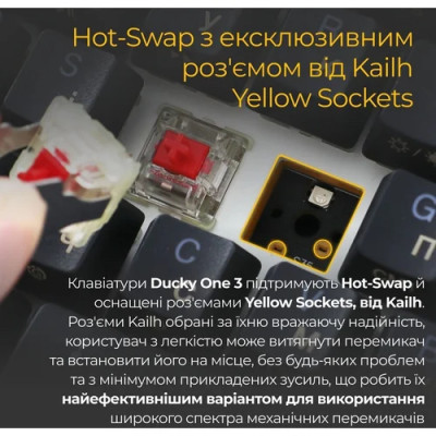 Ducky One 3 Mini RGB Cherry MX Speed Silver (DKON2161ST-PUAPXCLAWSC1) Black