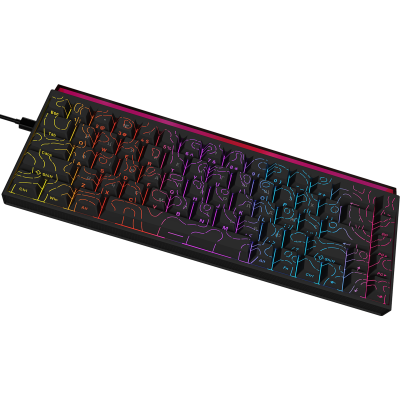 AJAZZ NK68 Red Switch Black (NK68-R-S-B)