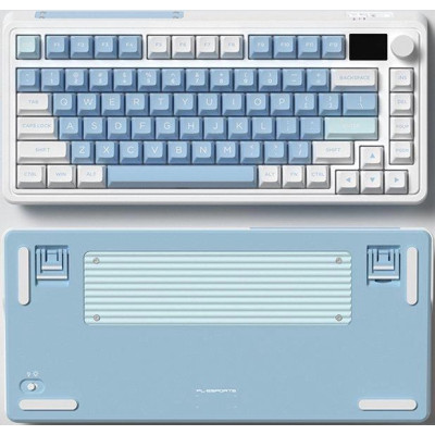 FL Esports CMK75 Lake Placid Blue FLCMMK Ice Pink switches (CMK75-7550)