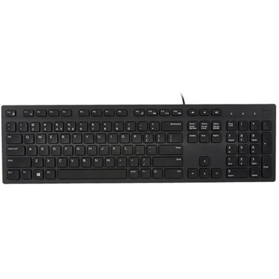 Dell Multimedia Keyboard-KB216 Ukrainian (QWERTY) - Black (580-AHHE)