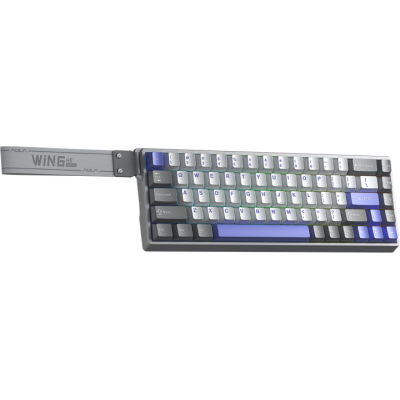 AULA WIN68 HE Max Magnetic switch Grey/White/Purple (6978080504081)