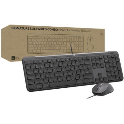 Logitech Signature Slim MK620 Combo for Business Graphite (920-013349)