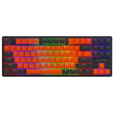 HATOR Rockfall 2 Mecha Signature Edition Black/Orange/Black (HTK-520-BOB)