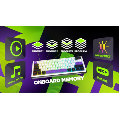 HATOR Hellyberry HK60 wireless White-Violet