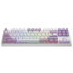 HATOR Rockfall 2 Mecha Signature Edition White/White/Lilac (HTK-521-WWL)