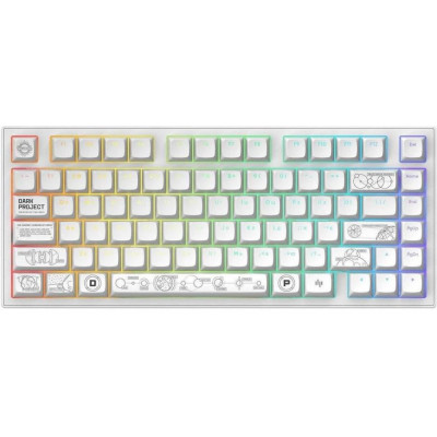 Dark Project ALU81 Terra Nova ENG/UA White (DPKB_NOVA_81_ANSI_WHITE_UA)