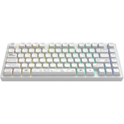 Dark Project ALU81 Terra Nova ENG/UA White (DPKB_NOVA_81_ANSI_WHITE_UA)