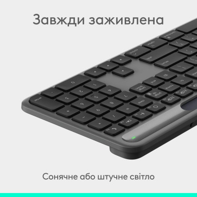 Logitech Slim Solar+ Graphite (920-013764)