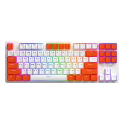 HATOR Rockfall 2 Mecha Signature Edition White/White/Orange (HTK-521-WWO)