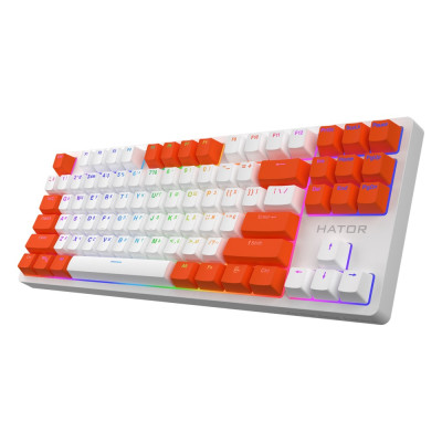 HATOR Rockfall 2 Mecha Signature Edition White/White/Orange (HTK-521-WWO)