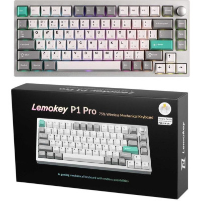 Lemokey P1 Pro Keychron Super Banana Space Silver (P1P-X4-UA)