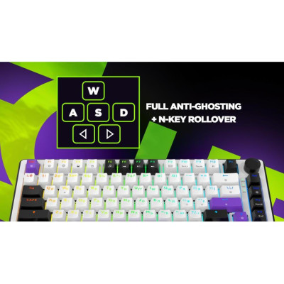 HATOR Hellyberry HK75 wireless White-Violet