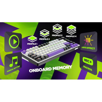 HATOR Hellyberry HK75 wireless White-Violet