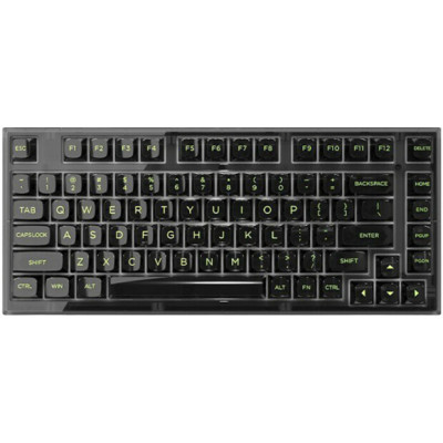 FL ESPORTS Q75 SAM Wireless Kailh MX Cool Mint (Q75SAM-5774) Black