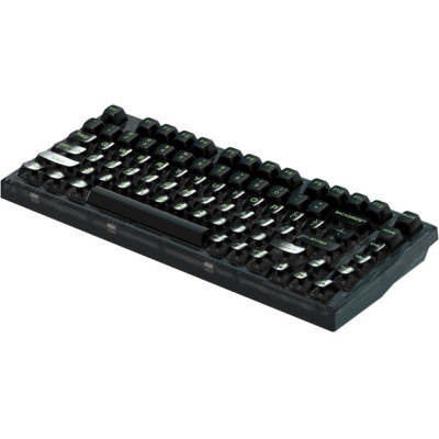 FL ESPORTS Q75 SAM Wireless Kailh MX Cool Mint (Q75SAM-5774) Black