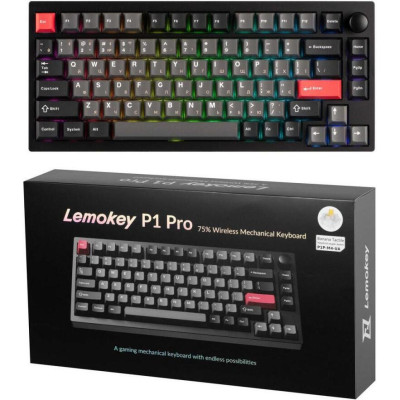 Lemokey P1 Pro Keychron Super Banana Carbon Black (P1P-M4-UA)
