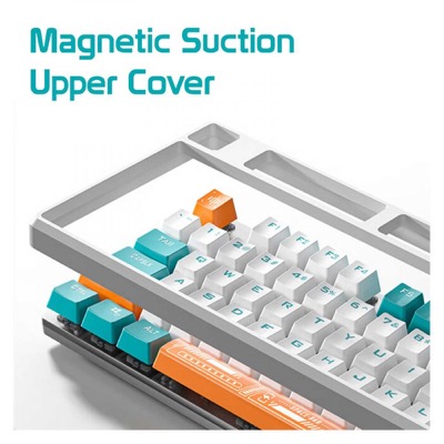 AULA Wind F2088 PRO Plus 9 Orange Keys KRGD Blue USB UA White/Blue (6948391234908)